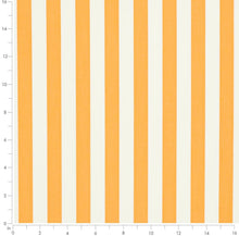 Load image into Gallery viewer, Heavy Duty Outdoor Solution Dyed Acrylic Light Yellow Cream Stripe Upholstery Drapery Fabric CF