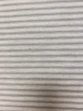 Load image into Gallery viewer, 63&quot; Wide Designer Grey Pinstripe Belgian Linen Drapery Fabric WHS 4547