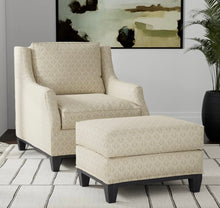 Load image into Gallery viewer, Spanish Made Damask Brocade Taupe Beige White Upholstery Drapery Fabric CF