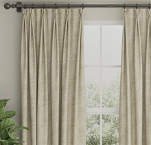 Load image into Gallery viewer, Spanish Made Damask Paisley Taupe Beige White Upholstery Drapery Fabric CF