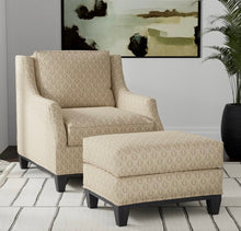 Load image into Gallery viewer, Spanish Made Damask Brocade Taupe Beige White Upholstery Drapery Fabric CF