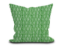 Load image into Gallery viewer, Custom Pillow Cover in Thibaut GoGo Emerald Green  - One Side