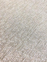 Load image into Gallery viewer, 1.7 Yd Designer Water &amp; Stain Resistant Beige Textured MCM Mid Century Modern Tweed Upholstery Fabric WHS 4318