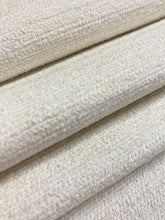Load image into Gallery viewer, Perennials Indoor Outdoor Water &amp; Stain Resistant Cream Textured MCM Mid Century Modern Chenille Upholstery Fabric WHS 4370