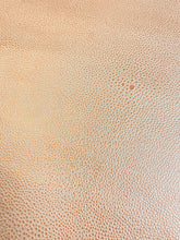 Load image into Gallery viewer, 72&quot; x 56&quot;  Piece of Gold Bronze Stingray Shagreen Genuine Leather Hide Upholstery WHS 4485