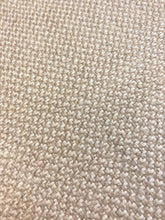 Load image into Gallery viewer, Designer Taupe Ecru Cream MCM Mid Century Modern Herringbone Belgian Linen Water &amp; Stain Resistant Upholstery Fabric WHS 4499