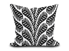 Load image into Gallery viewer, Custom Pillow Cover in Thibaut Ginger Black - One Side
