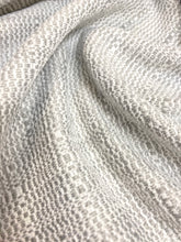 Load image into Gallery viewer, Designer Indoor Outdoor Grey MCM Mid Century Modern Water &amp; Stain Resistant Chenille Upholstery Fabric WHS 4320