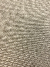 Load image into Gallery viewer, 1.5 Yds Designer Water &amp; Stain Resistant Heavy Duty Ecru Beige Flax Linen MCM Mid Century Modern Upholstery Fabric WHS 4343