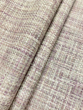 Load image into Gallery viewer, Designer MCM Mid Century Modern Lilac Lavender White Grey Water &amp; Stain Resistant Upholstery Fabric 4259