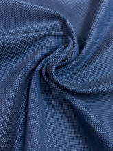 Load image into Gallery viewer, Designer Indoor Outdoor Water &amp; Stain Resistant Navy Blue Upholstery Drapery Fabric WHS 4401