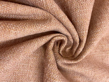 Load image into Gallery viewer, 1.5 Yard Designer Mauve Gold Cream MCM Mid Century Modern Chenille Water &amp; Stain Resistant Upholstery Fabric WHS 4536