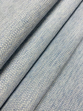 Load image into Gallery viewer, 1.75 Yard Designer Light Blue MCM Mid Century Modern Performance Upholstery Fabric WHS 4258