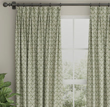 Load image into Gallery viewer, Spanish Made Damask Brocade Sage Green Upholstery Drapery Fabric CF