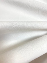 Load image into Gallery viewer, Designer Cream Performance Velvet Water &amp; Stain Resistant Upholstery Fabric STA 4349