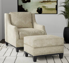 Load image into Gallery viewer, Spanish Made Damask Brocade Taupe Beige Upholstery Drapery Fabric CF