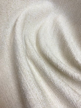 Load image into Gallery viewer, Perennials Indoor Outdoor Water &amp; Stain Resistant Cream Textured MCM Mid Century Modern Chenille Upholstery Fabric WHS 4370