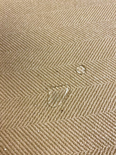 Load image into Gallery viewer, Designer Beige Herringbone Tweed Water &amp; Stain Resistant Upholstery Fabric WHS 4537