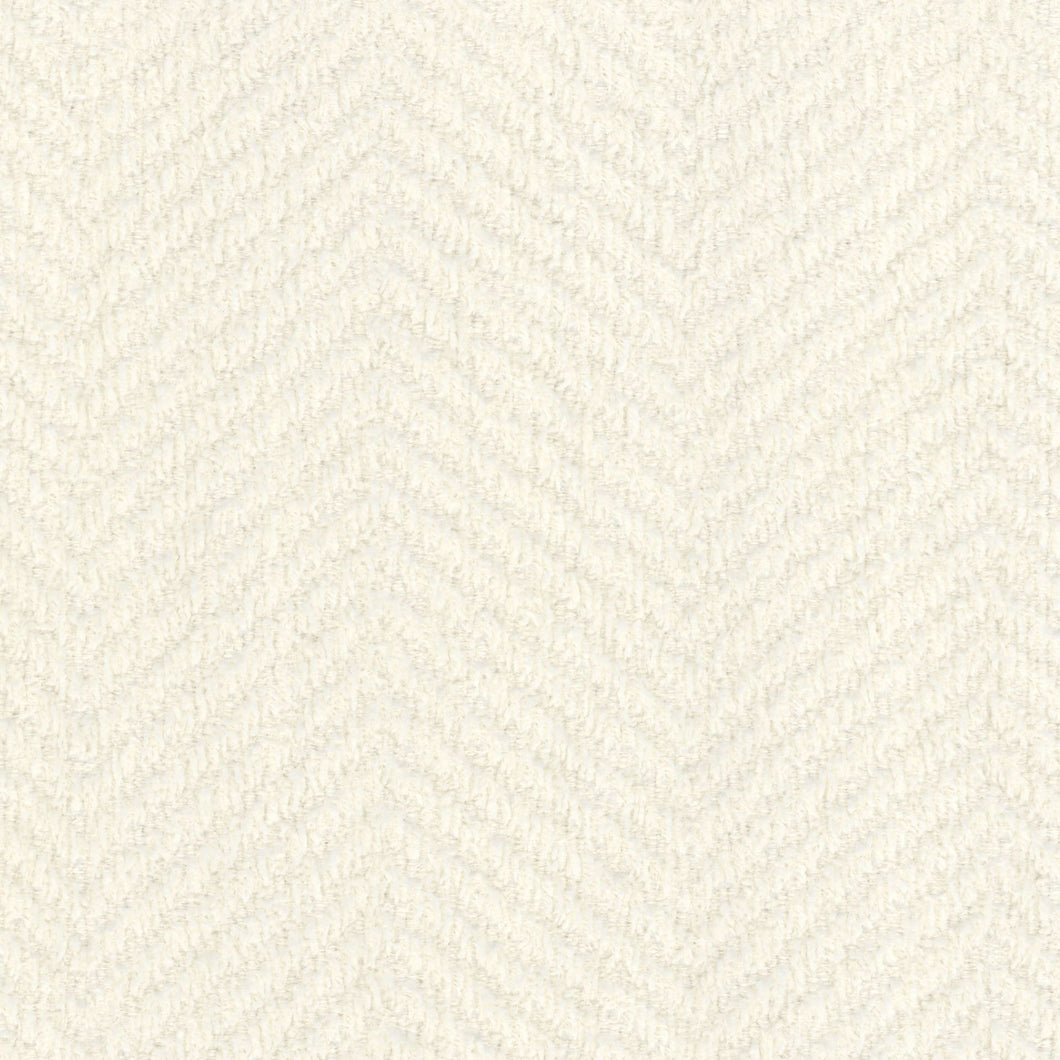 InsideOut Performance Water & Stain Resistant Cream White Herringbone Chenille Upholstery Fabric