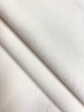 Load image into Gallery viewer, Designer Cream Performance Velvet Water &amp; Stain Resistant Upholstery Fabric STA 4349