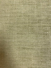 Load image into Gallery viewer, Designer Sage Green Cream Chenille Upholstery Fabric WHS 4522