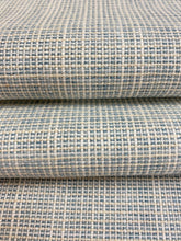 Load image into Gallery viewer, 1.5 Yard of Designer Seafoam Green Cream MCM Mid Century Modern Upholstery Fabric WHS 4517