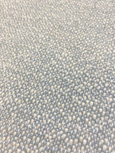 Load image into Gallery viewer, Designer MCM Mid Century Modern Blue White Tweed Upholstery Fabric WHS 4339