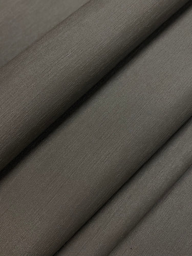 Designer Textured Grey Faux Silk Vegan Faux Leather Upholstery Vinyl / Dove WHS 4487