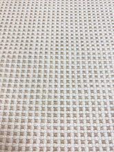 Load image into Gallery viewer, 1 1/3 Yd Groundworks Kelly Wearstler Kumano Weave Ivory Beige Line Upholstery Fabric WHS 4425