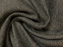 Load image into Gallery viewer, Designer Water &amp; Stain Resistant Indoor Outdoor Charcoal Black Upholstery Drapery Fabric WHS 4475