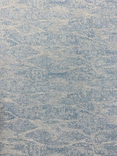 Load image into Gallery viewer, Designer Water &amp; Stain Resistant Aqua Blue Chenille Upholstery Fabric WHS 4544