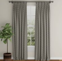Load image into Gallery viewer, Spanish Made Charcoal Black Grey White Brocade Damask Upholstery Drapery Fabric CF