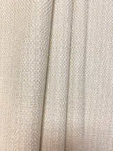 Load image into Gallery viewer, Designer Cream Greige Grey MCM Mid Century Modern Tweed Water &amp; Stain Resistant Upholstery Fabric WHS 4539