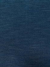 Load image into Gallery viewer, Designer MCM Mid Century Modern Navy Blue Tweed Water &amp; Stain Resistant Upholstery Fabric WHS 4325