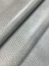 Load image into Gallery viewer, Designer Steel Blue Ostrich Animal Skin Upholstery Vinyl WHS 4379