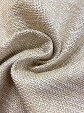 Load image into Gallery viewer, Designer Beige Cream MCM Mid Century Modern Tweed Upholstery Fabric WHS 4251