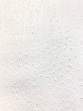 Load image into Gallery viewer, Designer Cream Ostrich Faux Leather Upholstery Vinyl WHS 4377