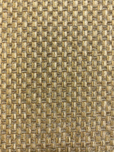 Load image into Gallery viewer, 1.5 Yard Designer Heavy Duty Wool Grey Beige Mustard MCM Mid Century Modern Water &amp; Stain Resistant Upholstery Fabric WHS 4451