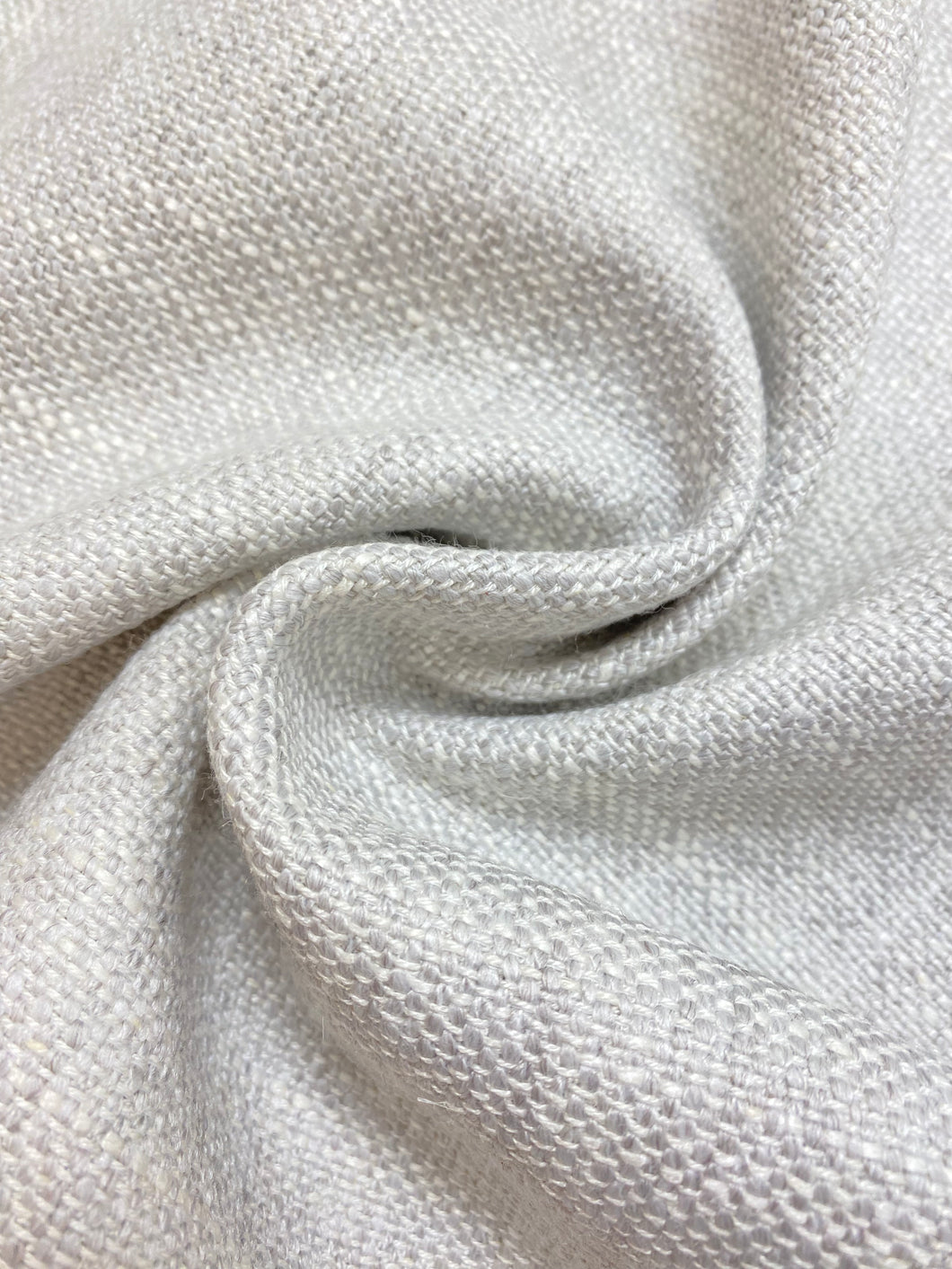 1.8 Yard Designer Heavy Duty Belgian Linen Silver Gray Upholstery Fabric WHS 4550
