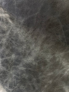 532 SF Halian Black Distressed Genuine Upholstery Leather WHS 4263