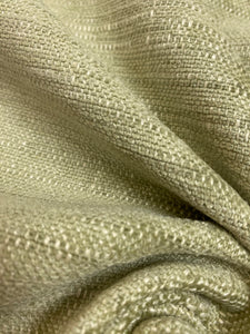 Designer Sage Green Cream Chenille Upholstery Fabric WHS 4522