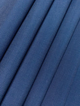 Load image into Gallery viewer, Designer Indoor Outdoor Water &amp; Stain Resistant Navy Blue Upholstery Drapery Fabric WHS 4401