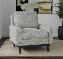 Load image into Gallery viewer, Spanish Made Paisley Turquoise Aqua Blue Grey White Upholstery Drapery Fabric CF