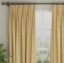 Load image into Gallery viewer, Spanish Made Damask Brocade Mustard Gold Beige Upholstery Drapery Fabric CF