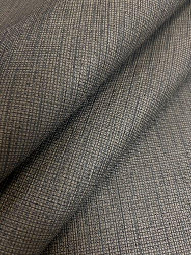 Designer Grey Tweed MCM Mid Century Modern Vegan Faux Leather Upholstery Vinyl WHS 4388