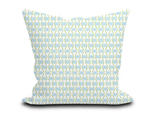 Load image into Gallery viewer, Custom Pillow Cover in Abstract Thibaut Denver in Spa Blue - One Side
