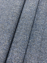 Load image into Gallery viewer, Designer French Blue Grey MCM Mid Century Modern Tweed Water &amp; Stain Resistant Upholstery Fabric WHS 4400