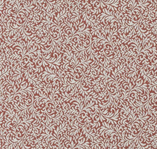 Load image into Gallery viewer, Spanish Made Rust Red Beige Grey Brocade Damask Upholstery Drapery Fabric CF
