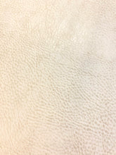 Load image into Gallery viewer, Designer Heavy Duty Cream Animal Skin Textured Faux Leather Upholstery Vinyl WHS 4381