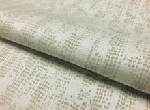 Load image into Gallery viewer, Kelly Wearstler Verse Ivory/Ecru Water &amp; Stain Resistant Heavy Duty Woven Cream Taupe Abstract Upholstery Fabric WHS496